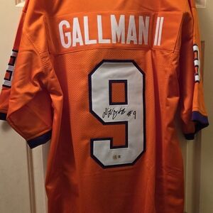 Wayne Gallman II/Jr Orange Clemson Tigers Autographed Jersey Beckett Witnessed